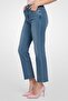 Women Straight Fit Washed Non Stretchable Jeans, Blue - 3