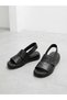 880025 Genuine Leather Soft Orthopedic Sandals with Elastic Back for Women