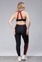 Women's Sports Set High Waist Leggings Crop Top Modern Fitness Combination - 2