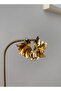 Special Series Zra Model Medium Gold Leaf Plate Gold Earrings - 5