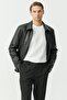Regular Leather Coat - 6
