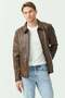 Regular Leather Coat - 2