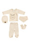 5-Piece Premium Crowned Princess Embroidered Baby Girl Set - 2