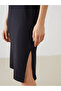 Polo Neck Slit Dress - 3