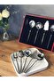 Vira 5 Piece 18/10 Stainless Steel Sauce & Ladle Set - 6