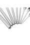 9 Pieces Roll Pin Punch Set Steel Punches Hand Pin Removing Tool with Carrying Case for Jewelers ... - 8