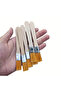 New 50pcs-nylon Brushes, Short Wooden Handle Art Paint Brushes, Watercolor Brushes, Wall Brushes,... - 3