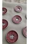 Ǝe Silver Plated Mineli Metal Button 24 mm 7 Pieces - 2