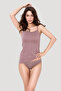 Women's String Strap Tank Top & Panties Two-Piece Underwear Set - 100% Cotton Comfortable & Breathable Fabric - 2