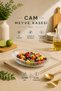 Glass Trough Kayık Presentation Plate Transparent Serving Plate Salad Appetizer Snack Plate Oval Stylish Fruit Bowl 21 cm - 2