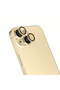 iPhone 14 Compatible Camera Lens Protector Micro Glass T38353 - Gold