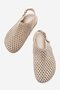 Women's Ankle Strap Sandals Real Suede Leather Zy 4137 Suede Beige - 4