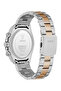 Mens 2T Silver/Rose Gold Tone Round Analog Watch - 3