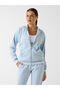 Full zip scuba sweatshirt