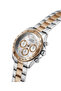 Mens 2T Silver/Rose Gold Tone Round Analog Watch - 4