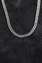 316L Steel Silver Color Curb Model Chain Men's Necklace 5886