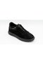 Gr0517 Genuine Nubuck Leather Large Size 45 46 Oversized Size Black Men's Casual Sneaker Shoes - 3