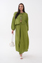 Pre-Tieded Jacquard Knitted Skirt Suit
