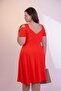 Women's Plus Size Strappy Shoulder Detail Dress - 4