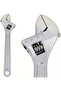3 Piece Adjustable Wrench Set 6 8 and 10 Inch Alloy Steel Adjustable Spanners
