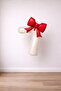 Red Bow & Cream 7 Number Foil Balloon Set