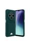 Xiaomi Redmi 14C Kelvin Silicone with Business Card Holder - Dark Green