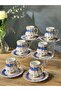 Brenda Pudra El Boyama 6-Person Turkish Coffee Cup Set - 90 ml - 2