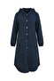 Hooded Buttoned Cashew Cap 0201-04 Cobalt Blue - 7