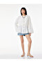 Cotton Long Sleeve Tie-Waist Muslin Kimono - 2