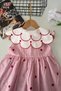 My Little Girl's Heart Detailed Dress - Pink - 2