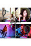 10 Inch RGB LED Soft Ring Light with Mobile Holder & Adjustable Brightness 360° Rotating Selfie Ring Light for Live Streaming, Makeup, Photography & Video Recording - 3