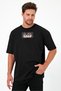 Unisex Oversize Embroidered Demon Slayer Inosuke Anime Design 100% Cotton T-Shirt