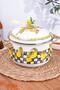 Enamel Pot 20 cm Linda Collection Mi̇ss-9663-07 - 3