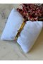 Drop Stone Electroplating Steel Handcuff Bracelet - 4