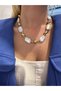 Ezme İnci Model Trend Stainless Steel Necklace 45+5 cm - 3