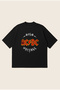 Ac/Dc High Voltage Oversize Boxy Cut Unisex 100% Cotton Printed Tshirt |   Streetwear