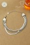 Steel Bracelet - 3-Piece Combination Waterway Chain 316L Steel Bracelet, Non-Tarnishable, Non-Fading, 17+5cm - 2