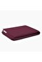 1 Pcs Flat Sheet Burgundy Queen Super Soft Microfiber Lightweight Bedding 220x240cm