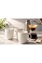 B&S Metro White Matte Bullet Mug Set of 4 – 12oz Modern Ceramic Coffee & Tea Mugs with Handle - 4