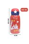Kids Water Bottle 2-in-1 Insulated with Straw & Cup Lid 580ml - Multicolor - 6