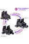 Professional Inline Skates with 8 Illuminated Wheels - Comfortable Roller Skates for Kids And Teens-Pink (EU 35-38) TMX-015-M - 7