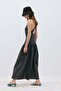 Smoked Josie Cross Strap Linen Dress - 6