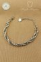 Steel Bracelet - Interlocking Oval Ring 316L Steel Non-Tarnish Non-Fade Trend Steel Bracelet 18+5 cm - 5