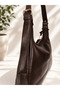 Women's Shoulder Bag Brown Bag with Accessories - 3