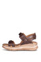 207 Brown Genuine Leather Women's Sandals - 4