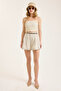 Teğel Stitched Knit Belted Shorts - 2