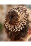 Milano Raffia Thread Knitted Hair Clip - 2