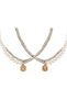 Victoria Women's Necklace, 18K Gold, Beaded Necklace, with Pearl, Handmade Adjustable Jewelry - 5
