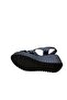 Women's Wedge Heeled Thick Soled Genuine Leather Sandals - 3
