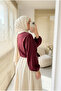 Women's Modal Fabric Hijab Blouse with Tie-Front Detail - 5